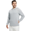 image:imageM MAELREG Hoodies for Men Texture Solid Color Sweatshirts Athletic Golf Midlayer Mens Hoodies Pullover Shirt with PocketLight Grey Heather