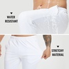 image:imageM MAELREG Mens Fleece Joggers with Zipper Pockets Winter Warm Water Resistant Golf Running Gym Pants Sweatpants for Men