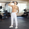 image:imageM MAELREG Mens Fleece Joggers with Zipper Pockets Winter Warm Water Resistant Golf Running Gym Pants Sweatpants for Men