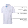 image:imageM MAELREG Mens Golf Shirt Short Sleeve Dry Fit Print Moisture Wicking Performance Patterns Collared Polo ShirtAbstract Stripe