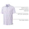 image:imageM MAELREG Mens Golf Shirt Short Sleeve Dry Fit Print Moisture Wicking Performance Patterns Collared Polo ShirtBeverage Glass