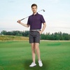 image:imageM MAELREG Mens Golf Shirt Short Sleeve Dry Fit Print Moisture Wicking Performance Patterns Collared Polo ShirtBlack Purple Flower