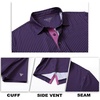 image:imageM MAELREG Mens Golf Shirt Short Sleeve Dry Fit Print Moisture Wicking Performance Patterns Collared Polo ShirtBlack Purple Flower