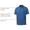 image:imageM MAELREG Mens Golf Shirt Short Sleeve Dry Fit Print Moisture Wicking Performance Patterns Collared Polo ShirtBlue Graffiti