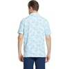 image:imageM MAELREG Mens Golf Shirt Short Sleeve Dry Fit Print Moisture Wicking Performance Patterns Collared Polo ShirtBlue Light Leaf