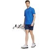 image:imageM MAELREG Mens Golf Shirt Short Sleeve Dry Fit Print Moisture Wicking Performance Patterns Collared Polo ShirtBlue Swordfish