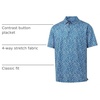 image:imageM MAELREG Mens Golf Shirt Short Sleeve Dry Fit Print Moisture Wicking Performance Patterns Collared Polo ShirtBlue White Butterfly