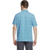 image:imageM MAELREG Mens Golf Shirt Short Sleeve Dry Fit Print Moisture Wicking Performance Patterns Collared Polo ShirtBlue White Geo