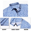 image:imageM MAELREG Mens Golf Shirt Short Sleeve Dry Fit Print Moisture Wicking Performance Patterns Collared Polo ShirtBlue White Mosaic