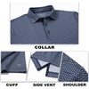 image:imageM MAELREG Mens Golf Shirt Short Sleeve Dry Fit Print Moisture Wicking Performance Patterns Collared Polo ShirtBlue White Stars