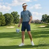 image:imageM MAELREG Mens Golf Shirt Short Sleeve Dry Fit Print Moisture Wicking Performance Patterns Collared Polo ShirtCamo Fragments