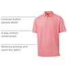 image:imageM MAELREG Mens Golf Shirt Short Sleeve Dry Fit Print Moisture Wicking Performance Patterns Collared Polo ShirtCandy Pink Line