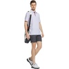 image:imageM MAELREG Mens Golf Shirt Short Sleeve Dry Fit Print Moisture Wicking Performance Patterns Collared Polo ShirtColourful Hexagon