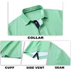 image:imageM MAELREG Mens Golf Shirt Short Sleeve Dry Fit Print Moisture Wicking Performance Patterns Collared Polo ShirtGreen Navy Dot