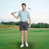 image:imageM MAELREG Mens Golf Shirt Short Sleeve Dry Fit Print Moisture Wicking Performance Patterns Collared Polo ShirtGreen White Fish