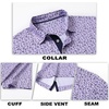 image:imageM MAELREG Mens Golf Shirt Short Sleeve Dry Fit Print Moisture Wicking Performance Patterns Collared Polo ShirtLavender Seaside Palm