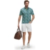 image:imageM MAELREG Mens Golf Shirt Short Sleeve Dry Fit Print Moisture Wicking Performance Patterns Collared Polo ShirtNavy Green Floral