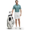 image:imageM MAELREG Mens Golf Shirt Short Sleeve Dry Fit Print Moisture Wicking Performance Patterns Collared Polo ShirtNavy Green Floral
