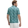 image:imageM MAELREG Mens Golf Shirt Short Sleeve Dry Fit Print Moisture Wicking Performance Patterns Collared Polo ShirtNavy Green Floral
