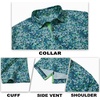 image:imageM MAELREG Mens Golf Shirt Short Sleeve Dry Fit Print Moisture Wicking Performance Patterns Collared Polo ShirtNavy Green Floral