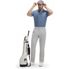 image:imageM MAELREG Mens Golf Shirt Short Sleeve Dry Fit Print Moisture Wicking Performance Patterns Collared Polo ShirtNavy Light Blue Ovals