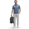 image:imageM MAELREG Mens Golf Shirt Short Sleeve Dry Fit Print Moisture Wicking Performance Patterns Collared Polo ShirtNavy Light Blue Ovals