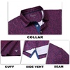 image:imageM MAELREG Mens Golf Shirt Short Sleeve Dry Fit Print Moisture Wicking Performance Patterns Collared Polo ShirtNavy Rose Abstract