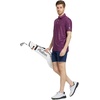 image:imageM MAELREG Mens Golf Shirt Short Sleeve Dry Fit Print Moisture Wicking Performance Patterns Collared Polo ShirtNavy Rose Abstract