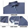 image:imageM MAELREG Mens Golf Shirt Short Sleeve Dry Fit Print Moisture Wicking Performance Patterns Collared Polo ShirtNavy White Floral