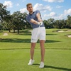 image:imageM MAELREG Mens Golf Shirt Short Sleeve Dry Fit Print Moisture Wicking Performance Patterns Collared Polo ShirtNavy White Floral