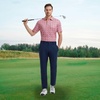 image:imageM MAELREG Mens Golf Shirt Short Sleeve Dry Fit Print Moisture Wicking Performance Patterns Collared Polo ShirtPink Donut