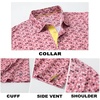 image:imageM MAELREG Mens Golf Shirt Short Sleeve Dry Fit Print Moisture Wicking Performance Patterns Collared Polo ShirtPink Donut