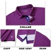 image:imageM MAELREG Mens Golf Shirt Short Sleeve Dry Fit Print Moisture Wicking Performance Patterns Collared Polo ShirtPurple Red Buffalo