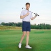 image:imageM MAELREG Mens Golf Shirt Short Sleeve Dry Fit Print Moisture Wicking Performance Patterns Collared Polo ShirtPurple Wine Glass