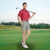 image:imageM MAELREG Mens Golf Shirt Short Sleeve Dry Fit Print Moisture Wicking Performance Patterns Collared Polo ShirtRed Navy Flower