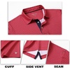 image:imageM MAELREG Mens Golf Shirt Short Sleeve Dry Fit Print Moisture Wicking Performance Patterns Collared Polo ShirtRed Navy Flower