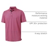 image:imageM MAELREG Mens Golf Shirt Short Sleeve Dry Fit Print Moisture Wicking Performance Patterns Collared Polo ShirtRose Flower