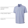 image:imageM MAELREG Mens Golf Shirt Short Sleeve Dry Fit Print Moisture Wicking Performance Patterns Collared Polo ShirtWhite Blue Circle