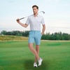 image:imageM MAELREG Mens Golf Shirt Short Sleeve Dry Fit Print Moisture Wicking Performance Patterns Collared Polo ShirtWhite Golf
