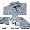 image:imageM MAELREG Mens Golf Shirt Short Sleeve Dry Fit Print Moisture Wicking Performance Patterns Collared Polo ShirtWhite Navy Clouds