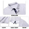 image:imageM MAELREG Mens Golf Shirt Short Sleeve Dry Fit Print Moisture Wicking Performance Patterns Collared Polo ShirtWhite Navy Swallow