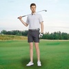image:imageM MAELREG Mens Golf Shirt Short Sleeve Dry Fit Print Moisture Wicking Performance Patterns Collared Polo ShirtWhite Navy Swallow
