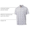image:imageM MAELREG Mens Golf Shirt Short Sleeve Dry Fit Print Moisture Wicking Performance Patterns Collared Polo ShirtWhite Orange Picnic