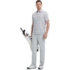 image:imageM MAELREG Mens Golf Shirt Short Sleeve Dry Fit Print Moisture Wicking Performance Patterns Collared Polo ShirtWhite Orange Picnic