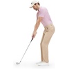 image:imageM MAELREG Mens Golf Shirt Short Sleeve Dry Fit Print Moisture Wicking Performance Patterns Collared Polo ShirtWhite Pink Floral