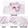 image:imageM MAELREG Mens Golf Shirt Short Sleeve Dry Fit Print Moisture Wicking Performance Patterns Collared Polo ShirtWhite Pizza