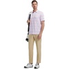 image:imageM MAELREG Mens Golf Shirt Short Sleeve Dry Fit Print Moisture Wicking Performance Patterns Collared Polo ShirtWhite Pizza