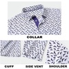 image:imageM MAELREG Mens Golf Shirt Short Sleeve Dry Fit Print Moisture Wicking Performance Patterns Collared Polo ShirtWhite Purple Shark