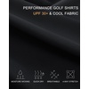image:imageM MAELREG Mens Golf Shirts Collarless Performance Dry Fit Moisture Wicking Casual Solid Short Sleeve Henley Shirts for MenBlack