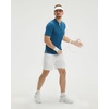 image:imageM MAELREG Mens Golf Shirts Collarless Performance Dry Fit Moisture Wicking Casual Solid Short Sleeve Henley Shirts for MenBlue